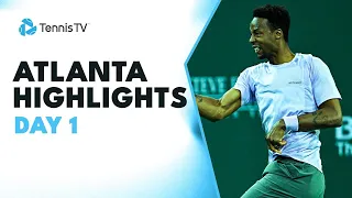 Monfils & Kokkinakis Deliver; JJ Wolf in Action | Atlanta 2023 Day 1 Highlights