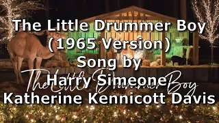 The Little Drummer Boy (1965 Version) - Harry Simeone Chorale | Advent Lyric Video