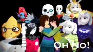 [mmd,UNDERTALE] Oh No! [Motion DL]