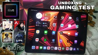 UNBOXING IPAD PRO M1 /128GB + Gameplay ( Apex Legends Mobile , BGMI, Genshin Impact, Critical Ops )