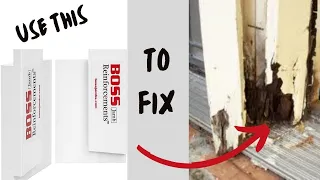 Boss PVC Dry Rot Door Jamb Repair Kit How To #diy #how #howto