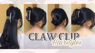 TUTORIAL CARA JEPIT RAMBUT MENGGUNAKAN CLAW CLIP | SUPER AESTHETIC DAN GAMPANG BANGET ✨😍