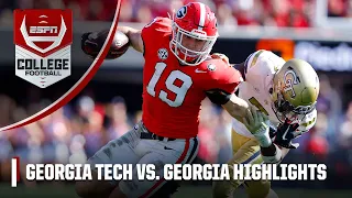 Georgia Tech Yellow Jackets vs. Georgia Bulldogs | Full Game Highlights