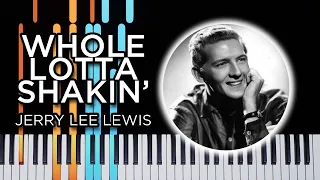 Whole Lotta Shakin' (Jerry Lee Lewis) - Piano Tutorial