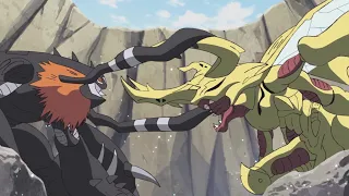 Tentomon & Kunemon Evolution Lines' Signature Moves (Anime Version)