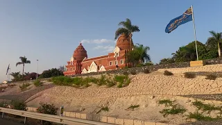 Driving from Las Americas to Adeje.  Tenerife. Travel blog from Spain 4K