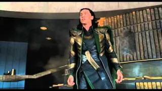 The Avengers - Hulk vs Loki funny (HD)