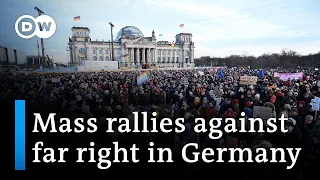 Huge demonstrations across Germany against the far right | DW News
