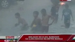 SONA: Local thunderstorm, nagbuhos ng malakas na ulan sa NCR; ilang lugar, binaha