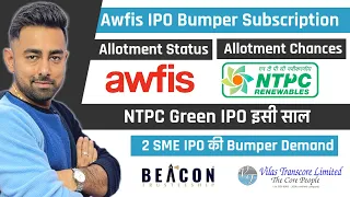 Awfis IPO Allotment Status | NTPC Green Energy IPO | Beacon SME IPO | Jayesh Khatri