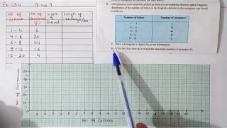 Q.9 Ex.14.3 Chapter:14 Statistics | Ncert Maths Class 9 | Cbse