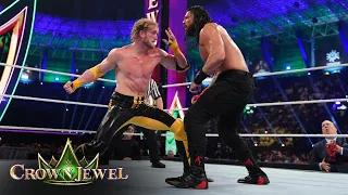 Logan Paul hits Roman Reigns with “one lucky punch”: WWE Crown Jewel (WWE Network Exclusive)