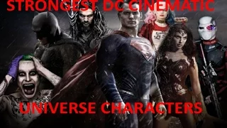 Strongest DC Cinematic Universe Characters
