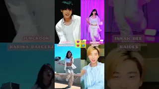 [Seven Dance]💃 Jungkook Vs Innah Bee Vs Karina Vs Raides😋 #shorts