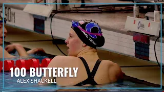 Alex Shackell First in Women's 100 Butterfly  | 2023 Speedo Winter Juniors East