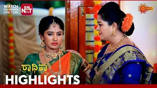 Radhika - Highlights | Full EP free on Sun NXT | 14 May 2024 | Udaya TV