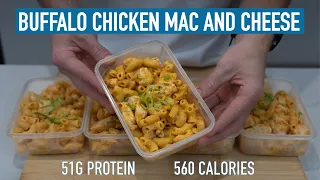 Comfort Food Turned Healthy Meal Prep: Buffalo Chicken Mac and Cheese