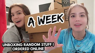 A WEEK UNBOXING RANDOM STUFF I ORDERED ONLINE | IT'S ME ALI