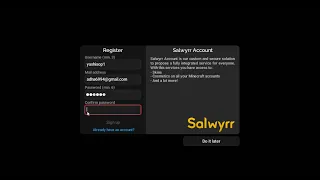 how to register on salwyrr client