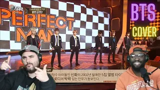 Best Cover Song!!!! BTS - Perfect Man (Original by, SHINHWA) Reaction