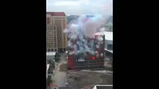 Wellington Hotel Implosion  Fireworks - Albany, NY