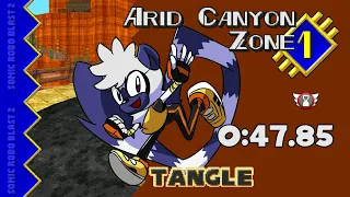 [OLD] SRB2 v2.2.10 - Arid Canyon Zone 1 in 0:47.85 (Tangle)