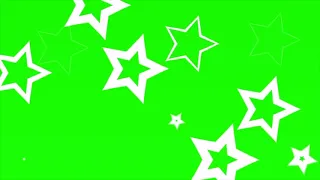 Звездочки №6 Футажи Звезда Эффект Звезды Free Green Screen Stars star Видеомонтаж