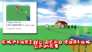 Exploring Dead ROBLOX Games