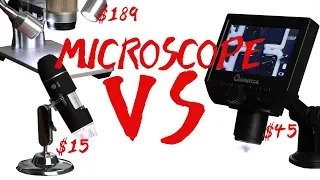 Microscopes for SMD Soldering || $15 VS $45 VS $189