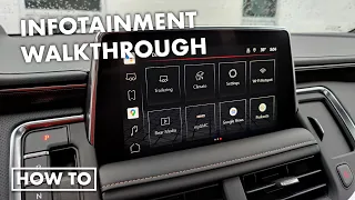 2022 GMC Yukon infotainment system walkthrough