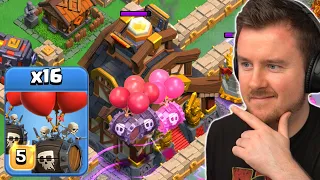 2 Angriff fürs Stadtgipfel mit Skelettfässern in Clash of Clans