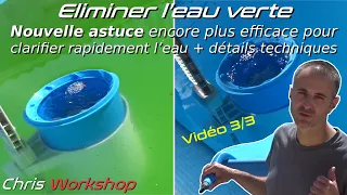 Nouvelle astuce et détails techniques pour éliminer rapidement l'eau verte de votre piscine