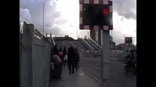 Ship Through Bascule Bridge Lowestoft 01/11/2012