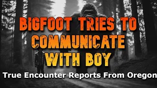 BIGFOOT TRIES TO COMMUNICATE WITH BOY...True Encounter Reports From Oregon