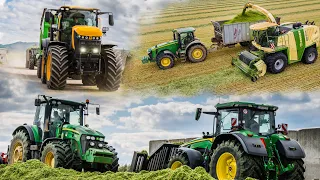 Senaž 2023 | Krone BigX 1000 | JCB Fastrac 8330 Icon | John Deere 8R