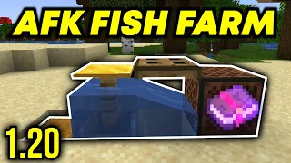 How To Make An AFK Fish XP Farm | Minecraft 1.20
