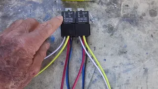 Wiring relays for door solenoids or other automotive applications. 12 volt.