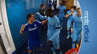 FUNNY Yaya gives Hazard a clip round the ear!