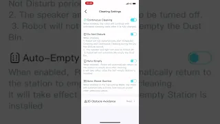 yeedi vac 2 pro—— Other Settings