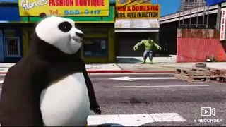 hulk vs kung fu panda