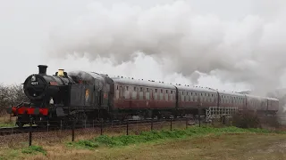 GWR 4277 'Hercules' passes Bridge 303 in awful conditions