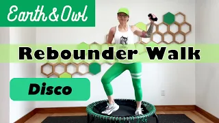 120bpm Disco Rebounder Walk Workout Advanced Beginner 40 Minutes