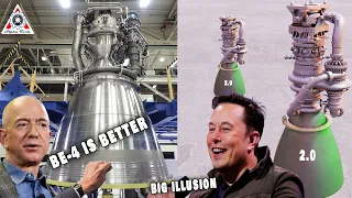 Somehow Jeff Bezos realizes that the BE-4 engine is better than others but NO WAY TO BEAT SpaceX