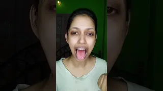 Tongue cleaning hack 😯 #shorts #viral #hack #tiktok