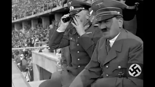 Hitler Rocking in his Chair at the Olympics