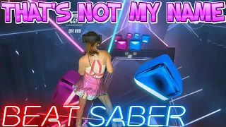 Beat Saber || The Ting Tings - That's Not My Name (Expert) || Mixed Reality