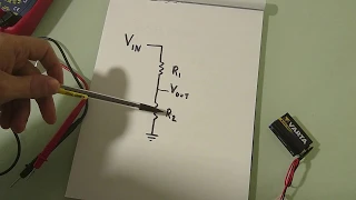 Quick Tutorial On A Basic Voltage Divider Circuit