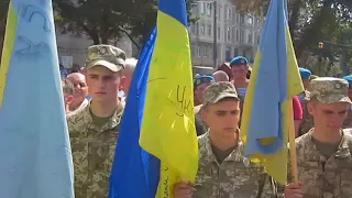 "Ще не вмерла України" - святкування 27-го Дня Незалежності України у Львові