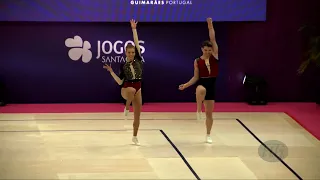 Bulgaria 2 (BUL) - 2022 Aerobic Worlds, Guimaraes (POR) - Mixed Pair Qualifications