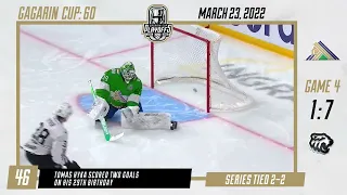 2022 Gagarin Cup Playoffs in 60 seconds -  23 March